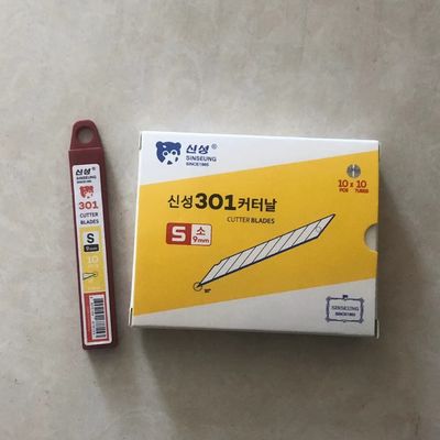 kaufen Snap Blade Box Cutter 9mm Größen SK2 Kohlenstoffstahl bei 30 Grad geschärft Online-Herstellung