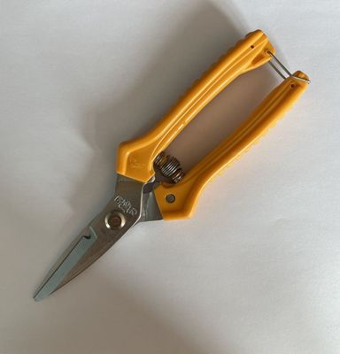 kaufen Orange Handgriff Ergonomische Doppelblatt-Schere für professionelle Verwendung zu Hause Online-Herstellung