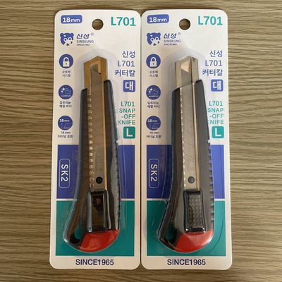 kaufen L701 Sicherheitshilfe Messer und Klingen Schneider Rückziehbare SK2 Stahlklinge Ergonomischer Griff Online-Herstellung