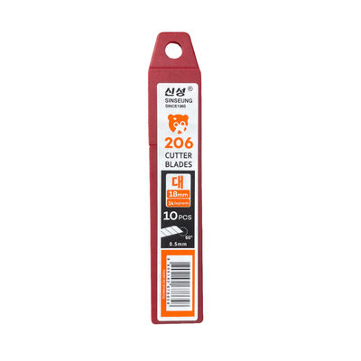 kaufen L206 Knife 18mm SK2 Kohlenstoffstahl-Schneideklingen Universal 0,5mm 14-Segment 60° Online-Herstellung