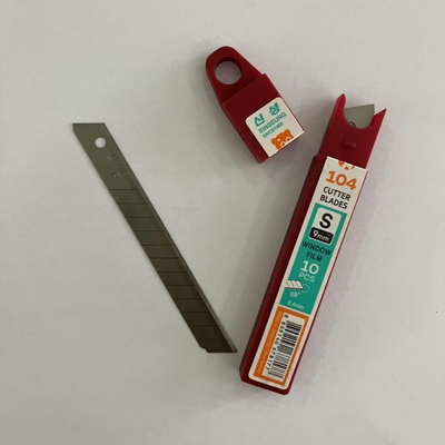 kaufen S104 9mm Schneidklingen Fensterfolien Farbwerkzeug Silberklingen aus Kohlenstoffstahl Online-Herstellung