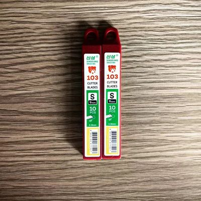 86 mm lange Schneidemesser für Papier SK2 Kohlenstoffstahl 9 mm Knife
