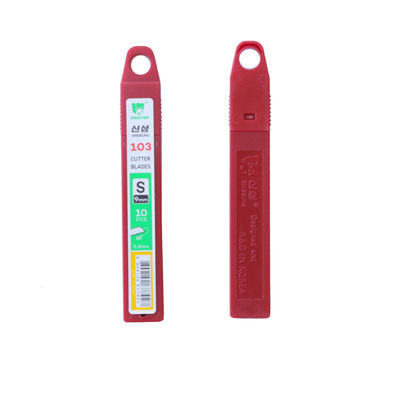 Box abgebrochen vom Cuttermesser-Klinge 9mm SK2 Stahl Silber für Tapeten