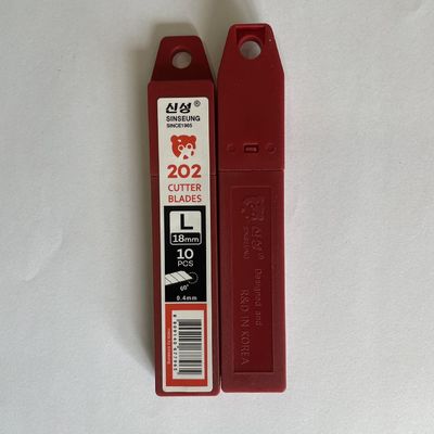 18mm 0,4mm Dicke Teppichrasierklingen 60 Grad Winkel