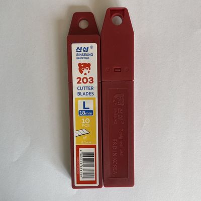 18 mm Schneidblatt 60 Grad Sinseung L203 Winkel 0,5 mm Dicke