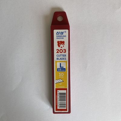 Ergonomische 18mm-Snap-Blades mit 60 Grad Winkel 0,5 mm Dicke