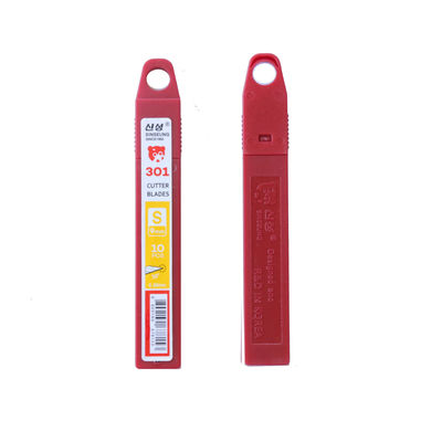 SK2 Hochkohlenstoffstahl 9mm Cuttermesser Klingen mit 30 Grad Winkel und 0,38mm Dicke für Präzisionsschnitte