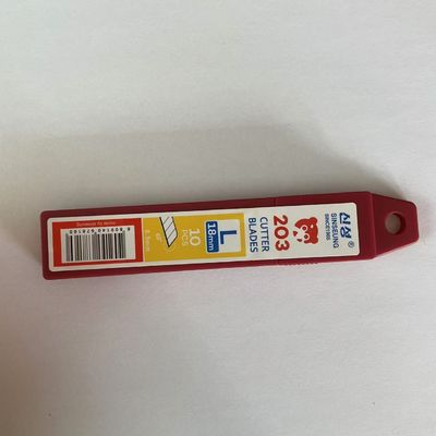 Silber 8 Segmente 18mm Messerblätter Sk2 Kohlenstoffstahl 60° Schneidwinkel