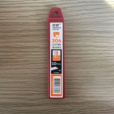 Silberne Klinge 18mm Schneidemesser 109mm Länge für lang anhaltende Leistung