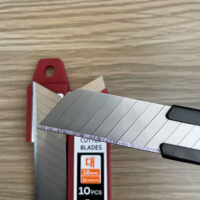 14 Segmente Silber SK2 18 mm Snap-Klingen für langanhaltende und strapazierfähige Schnitte