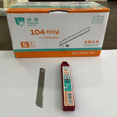 0,38 mm dicke Nachfüllklingen mit 9 mm Cutterklingen für Fensterfolierung