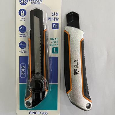 18mm Trockenbau-Cuttermesser mit ergonomischem Design und Klingenschutz