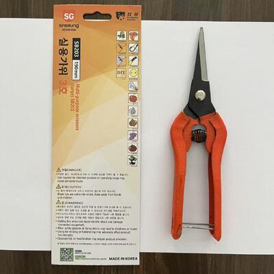 Kunststoffgriff Koreanische Schere HRC58-59 Härte für Schneidleistung in verschiedenen Berufsfeldern