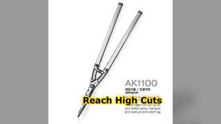 Ausziehbare Heckenscheren erreichen eine hohe Reichweite